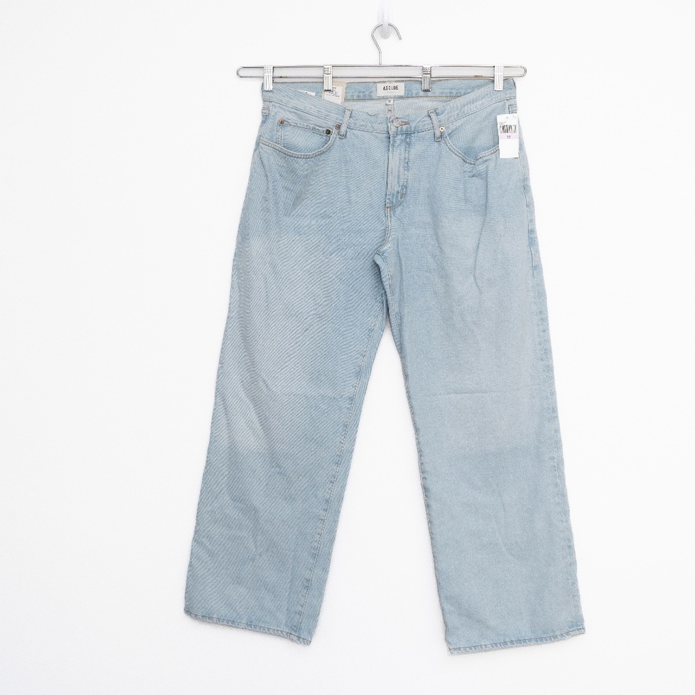 Agolde - Organic Cotton Fusion High‎ Waist Wide Leg Jeans - Picture 2 of 12